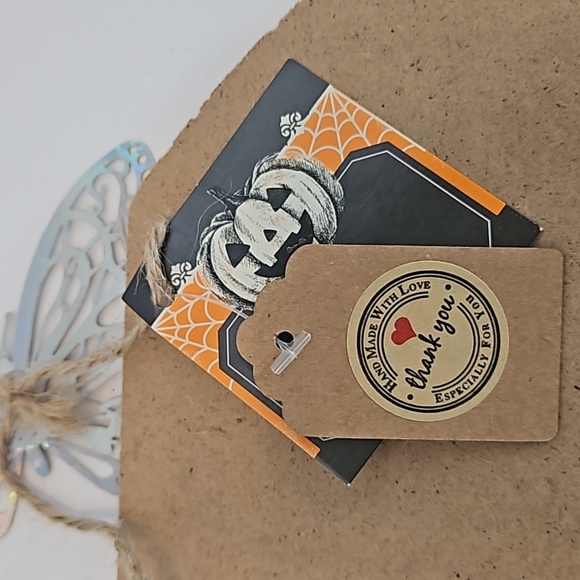 Hand Crafted Wooden Wall Decor Skeleton Design Black & White Glitter BEWARE sign - Picture 10 of 17